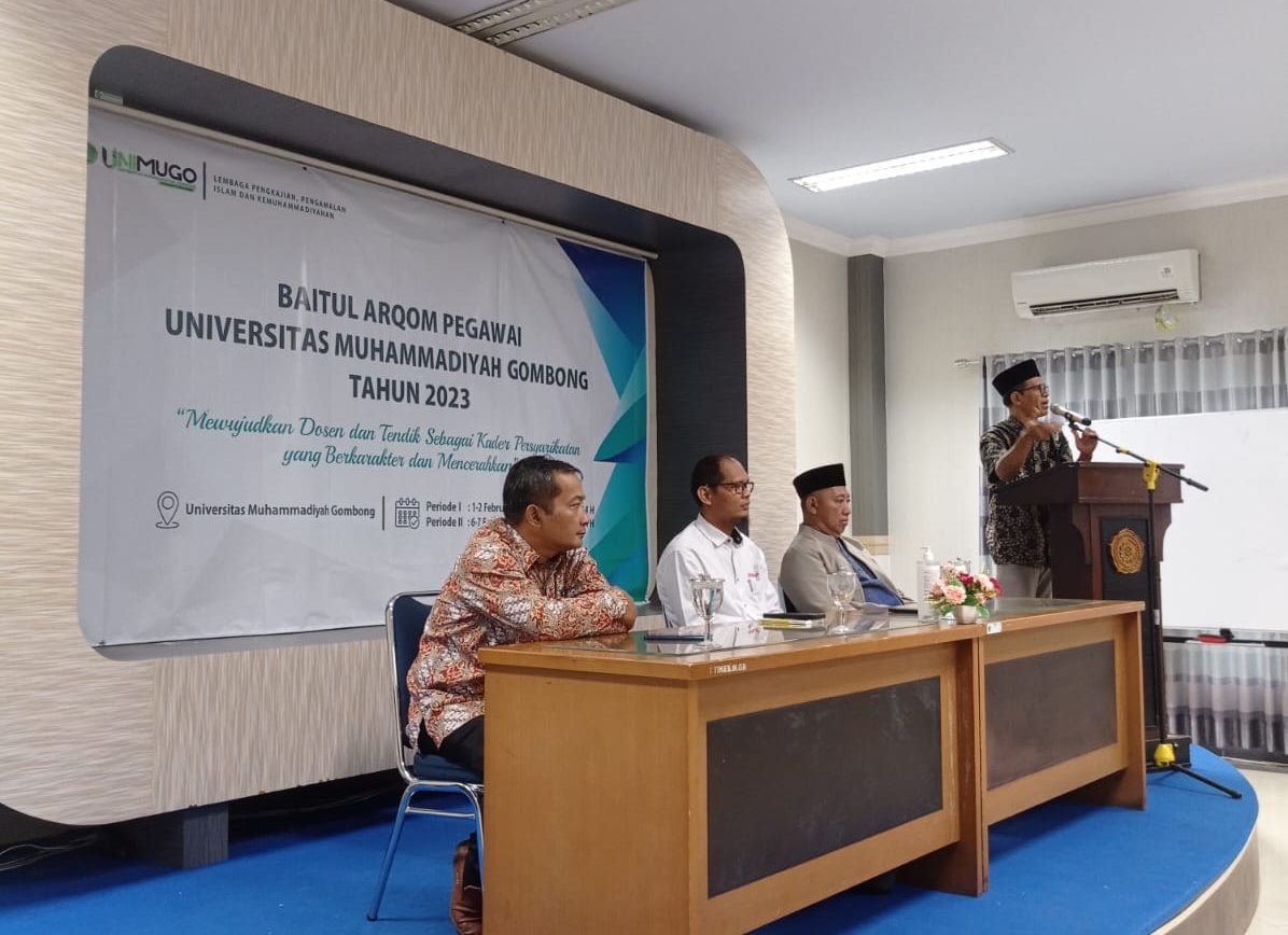 121 Karyawan Universitas Muhammadiyah Gombong Mengikuti Kegiatan Baitul Arqam